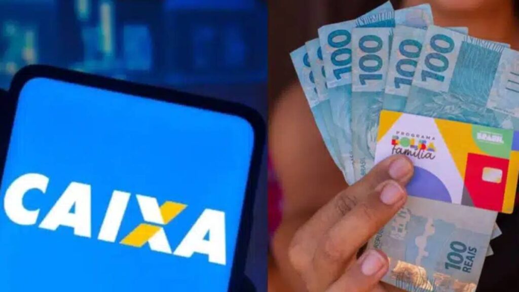 Caixa para golpe Bolsa Família no celular