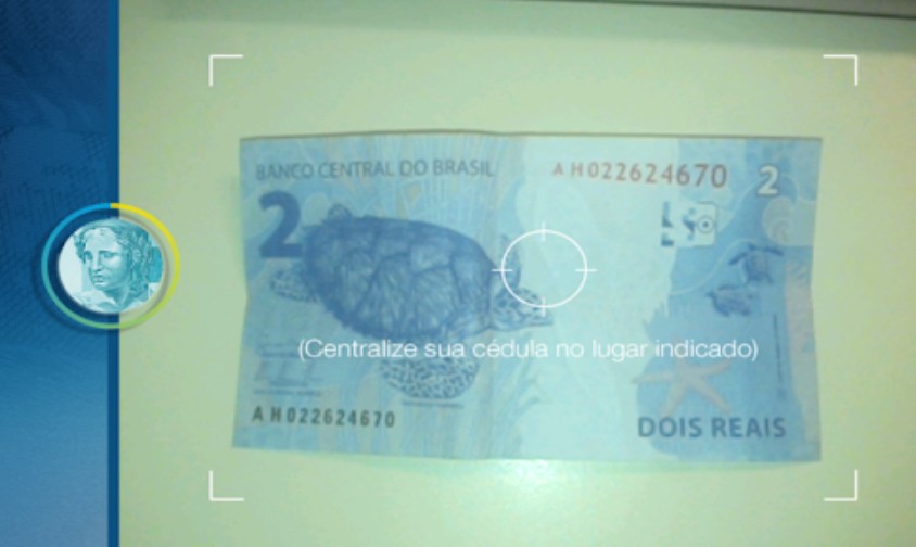 Descubra se o dinheiro é falso usando celular