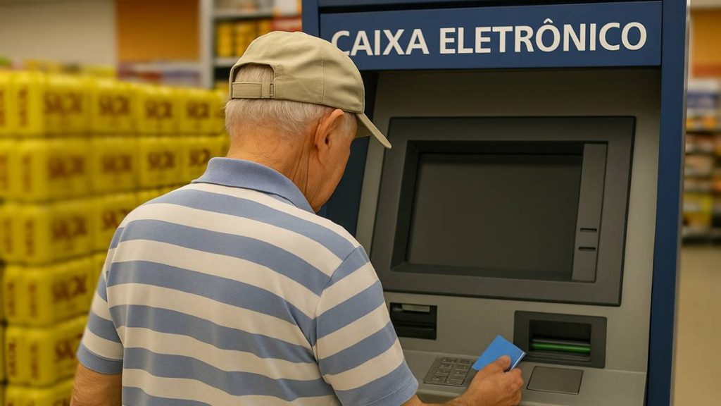 Aposentado do INSS perde salário após novo golpe em Caixa Eletrônico