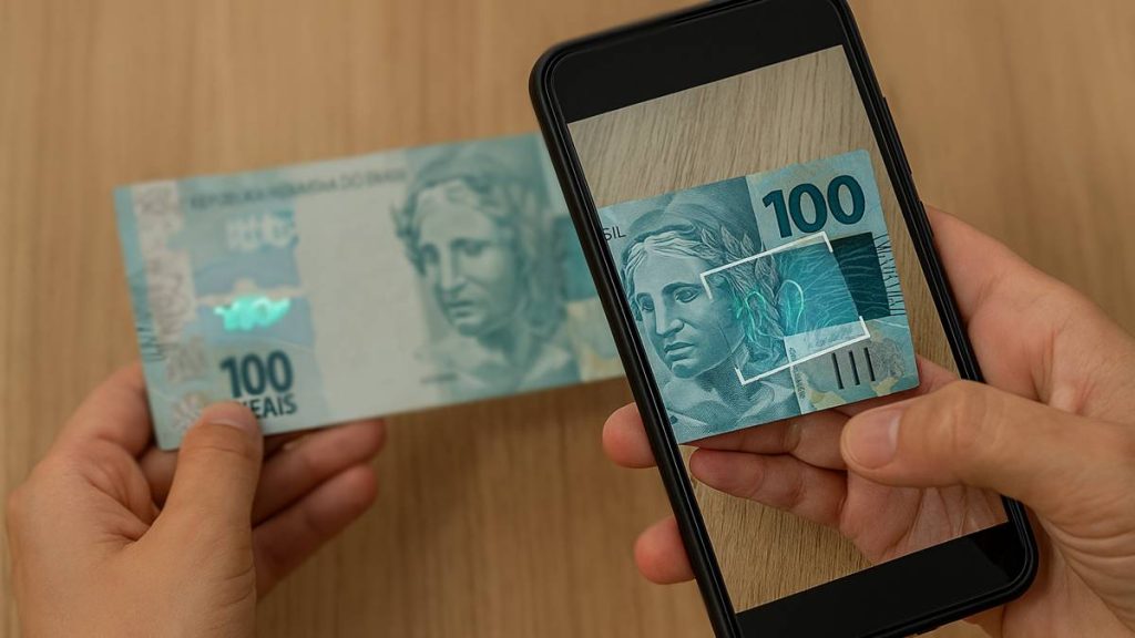 Não seja enganado: Descubra se o dinheiro é falso usando apenas a câmera do seu celular