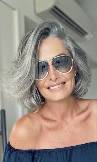 Os cortes de cabelo ideais para mulheres com cabelos grisalhos 
