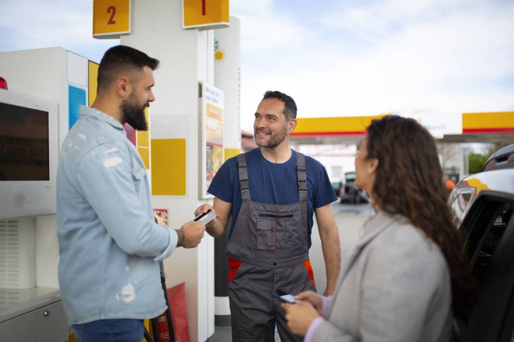  posto de gasolina não deixe o frentisrta 