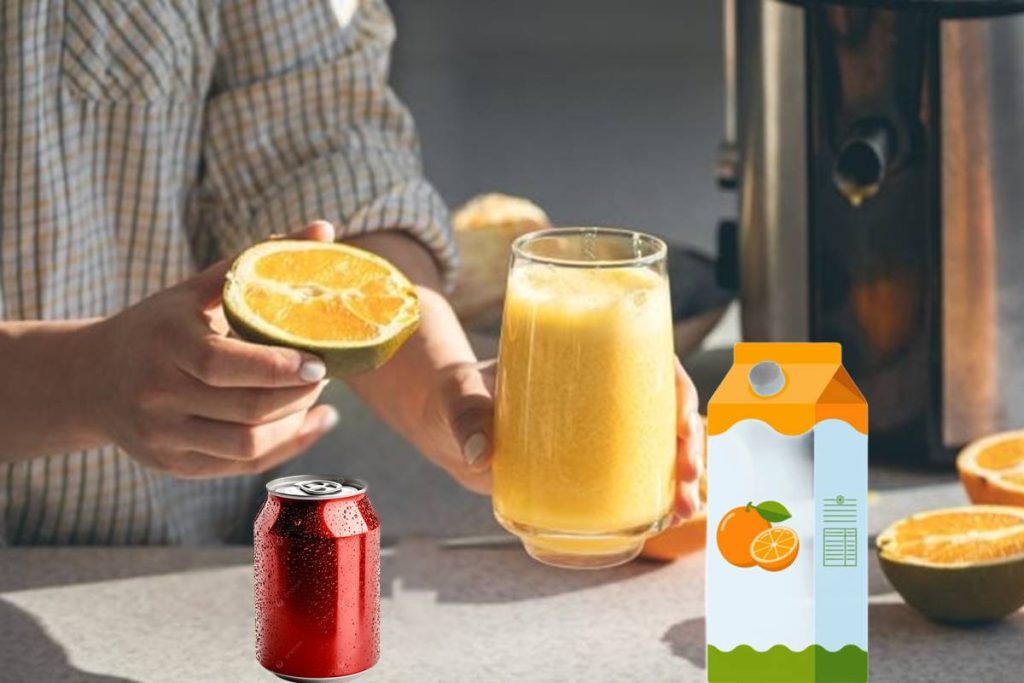 bebidas de fruta pode causar derrames