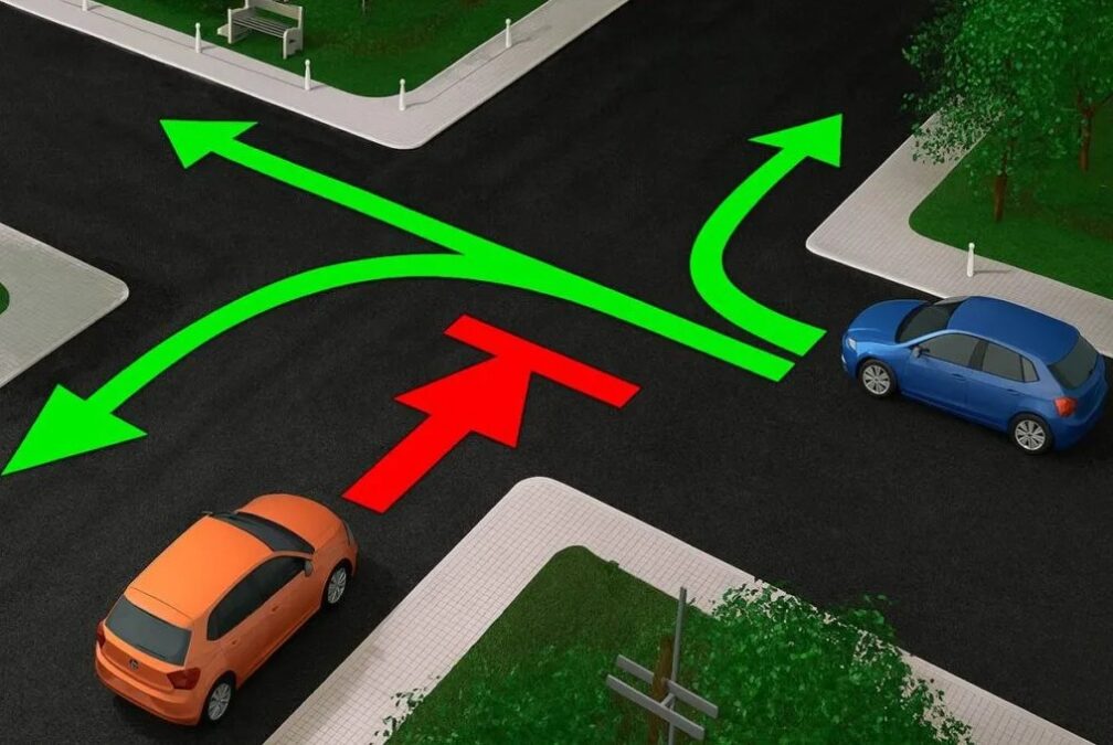 Prioridade no cruzamento: qual carro deve passar primeiro? 9 em cada 10 pessoas erram essa resposta