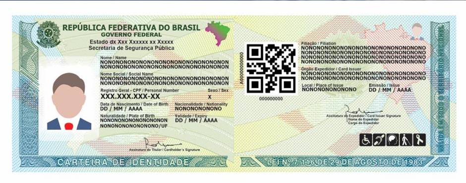 Governo divulga sites oficiais para agendar e fazer a nova Carteira de Identidade CIN