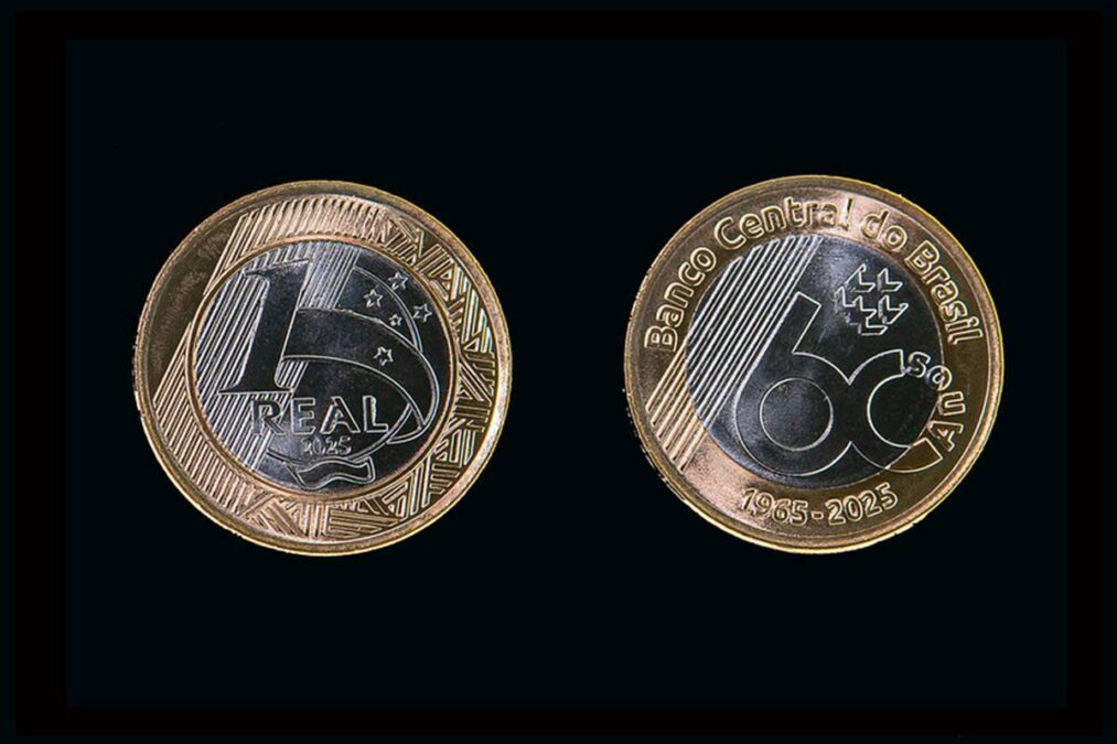 Nova moeda comemorativa de R$ 1 lançada pelo Banco Central pode se tornar um item raro e caro