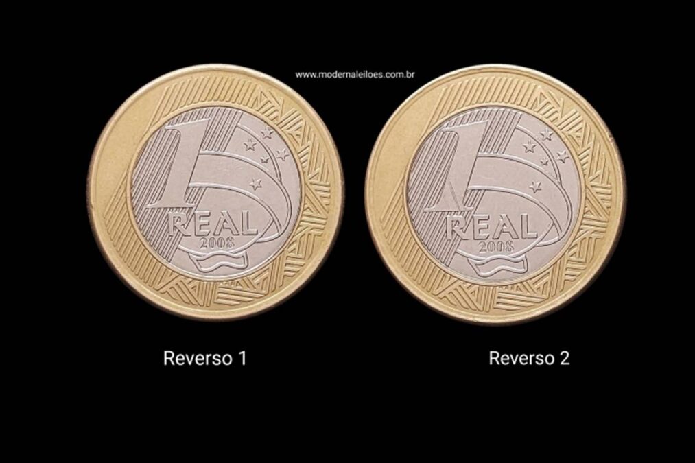 Moeda de R$ 1 com erro de fábrica pode render fortuna; conheça o modelo que vale até R$ 8 mil