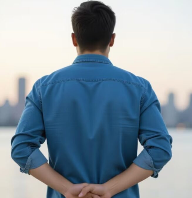 O que significa andar com as mãos atrás das costas