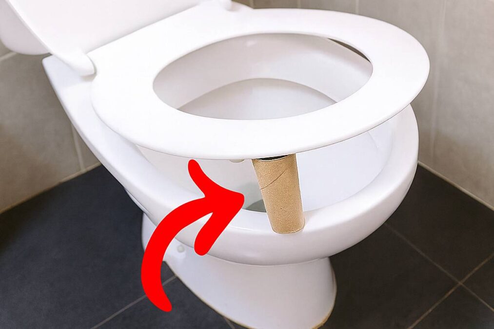 O que significa encontrar um rolo de papel higiênico embaixo do assento do vaso sanitário
