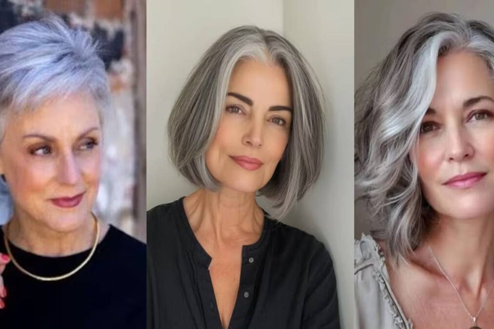 Os cortes de cabelo ideais para mulheres com cabelos grisalhos pelo seu efeito rejuvenescedor 12
