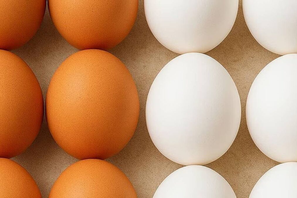 Qual é a verdadeira diferença entre ovos de casca branca e ovos de casca marrom?