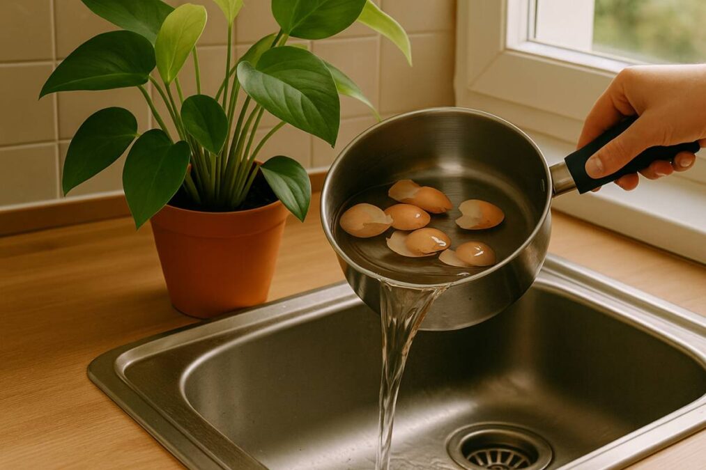 Todo mundo joga fora, mas para suas plantas é ouro puro