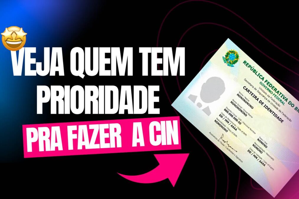 Veja quem tem prioridade para agendar o novo RG (CIN)