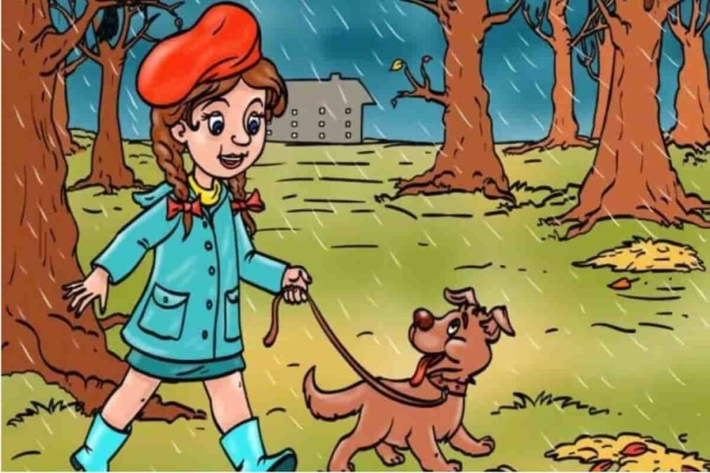 Encontre o erro na imagem da menina e do cachorro e prove que você é especialista