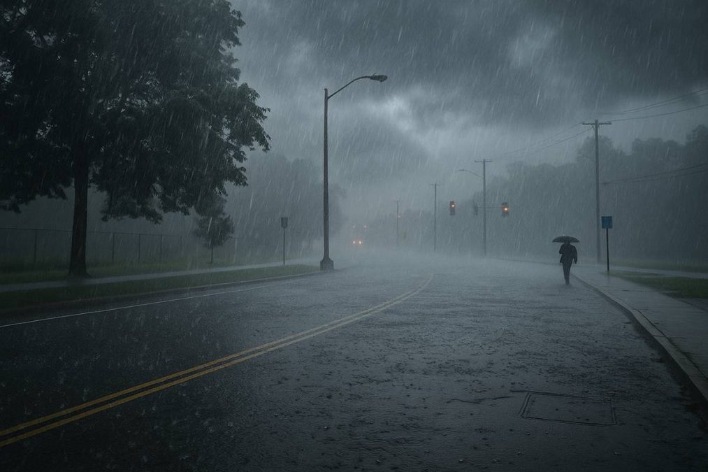 Alerta vermelho para tempestades