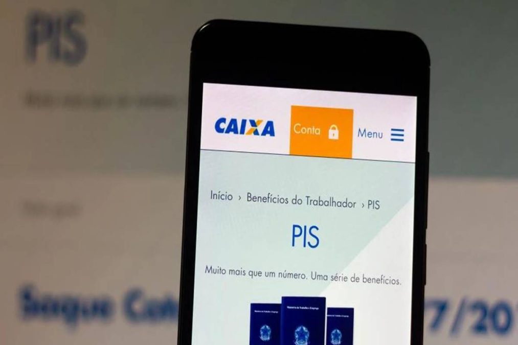 Tela do site da Caixa mostrando consulta ao PIS