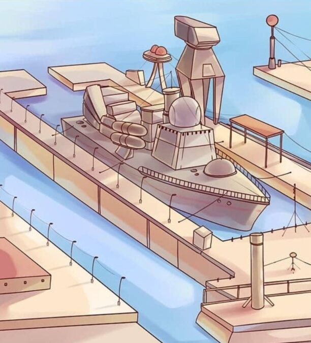Desafio visual mostra barco no porto com erro escondido na imagem