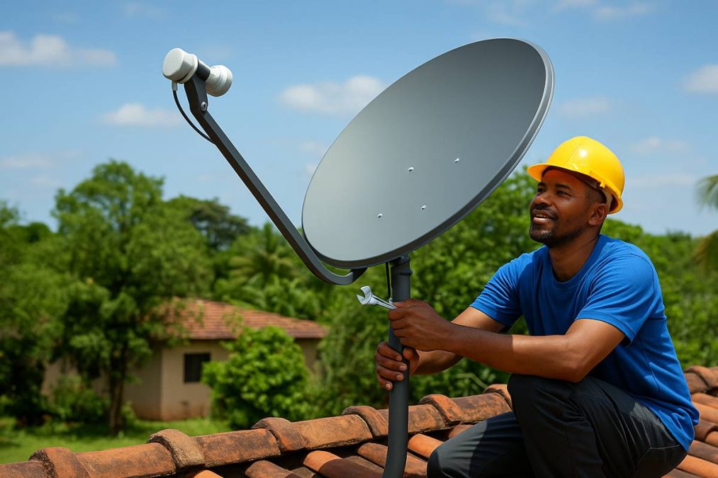 Instalação de Nova Antena Digital do governo