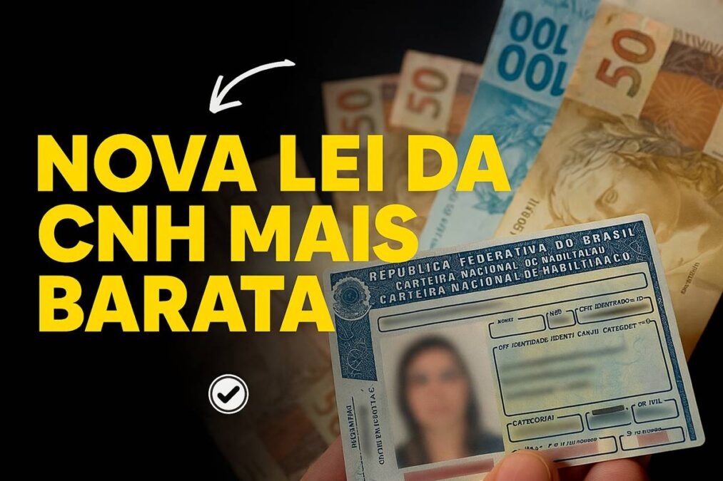 Nova lei da CNH mais barata: saiba quando começa a valer e quanto vai custar