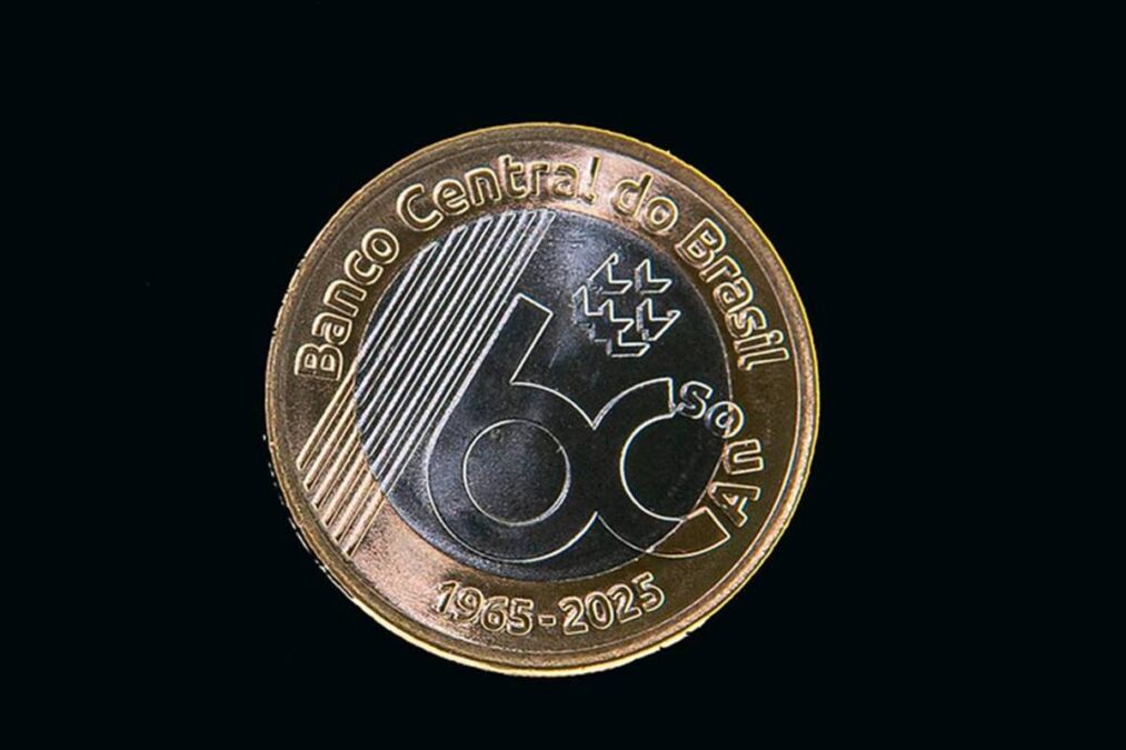 Nova moeda comemorativa de R$ 1 lançada em 2025