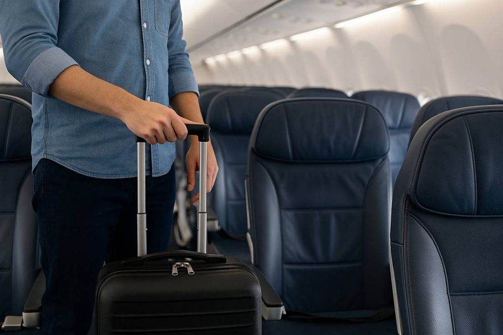 mala de mão nos voos