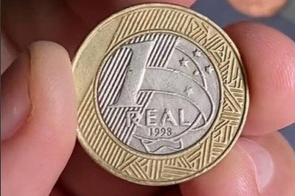 moeda de 1 real que pode valer até R$ 10 mil