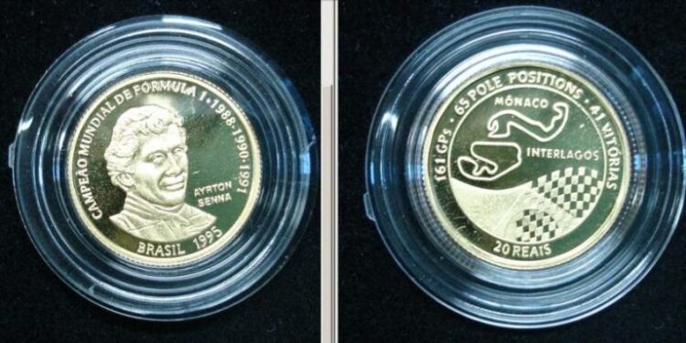 Moeda de Ouro 20 Reais