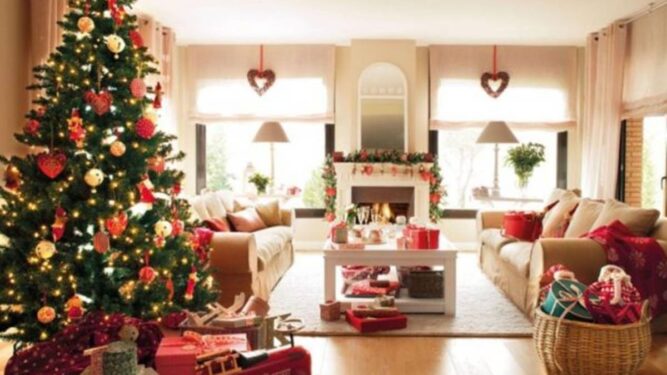 Árvore de Natal na sala