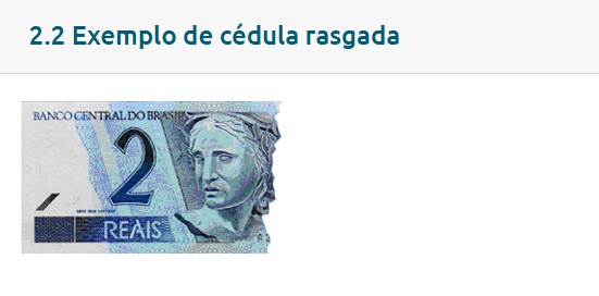 cédula dinheiro resagado R$ 2 reais