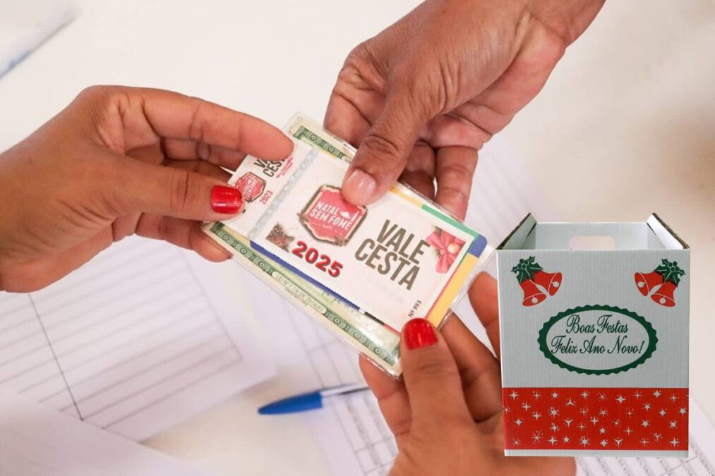 Entrega dos cupons da Cesta de Natal em Camaçari