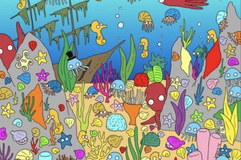 Desafio visual: Encontre o único peixe na água