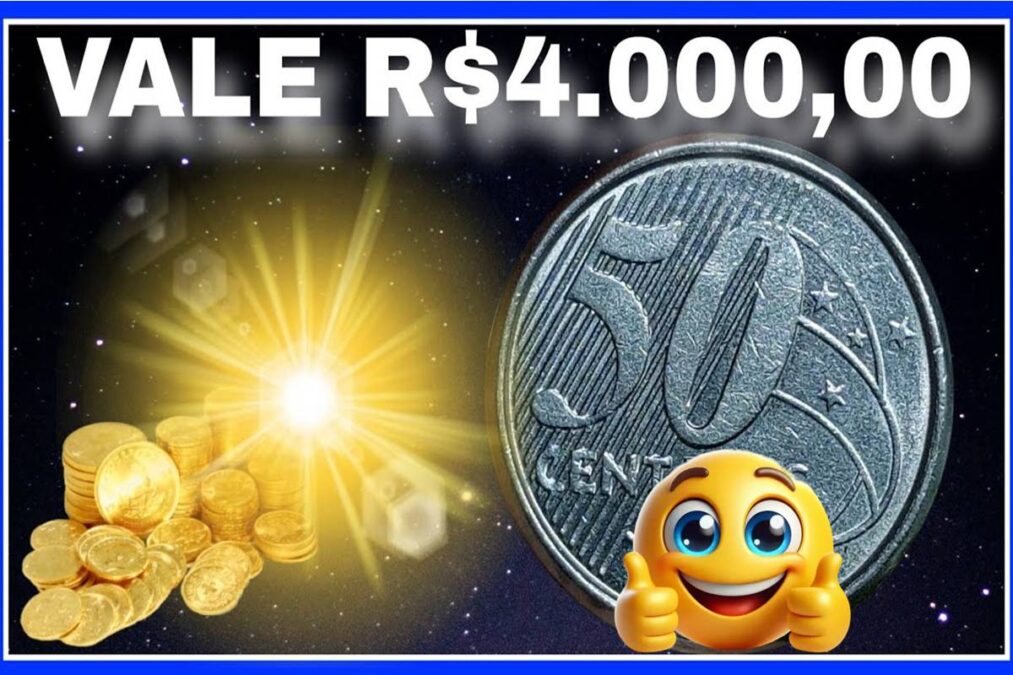 Moeda Rara de 50 centavos