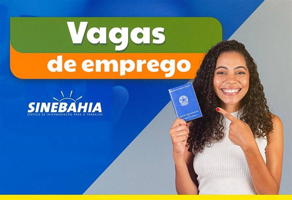 Sine dvulga vagas em Simões Filho