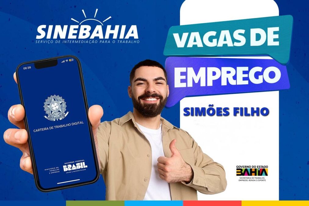 SineBahia vagas em Simões Filho