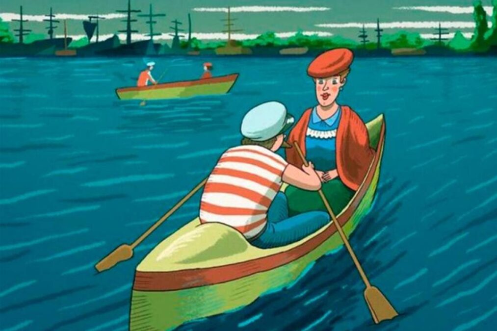 Tem um rosto escondido nesta imagem do Desafio