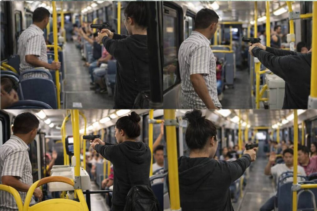 Simulação do assalto