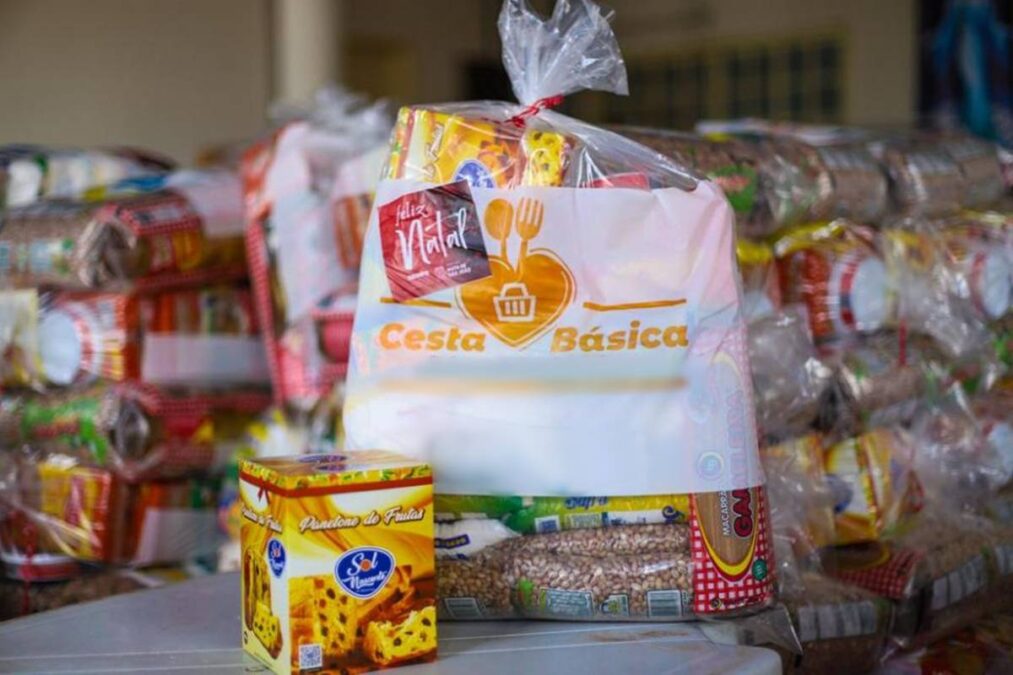 Cesta de Natal gratuita em Camaçari