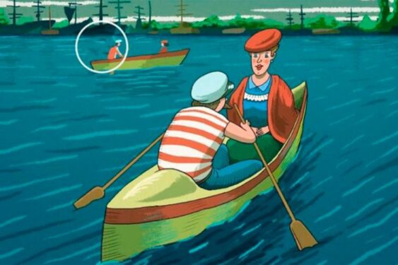 Tem um rosto escondido nesta imagem do Desafio