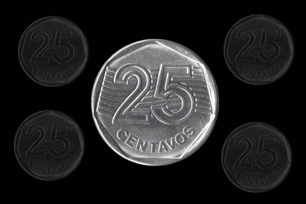 moeda de 25 centavos mais RARA