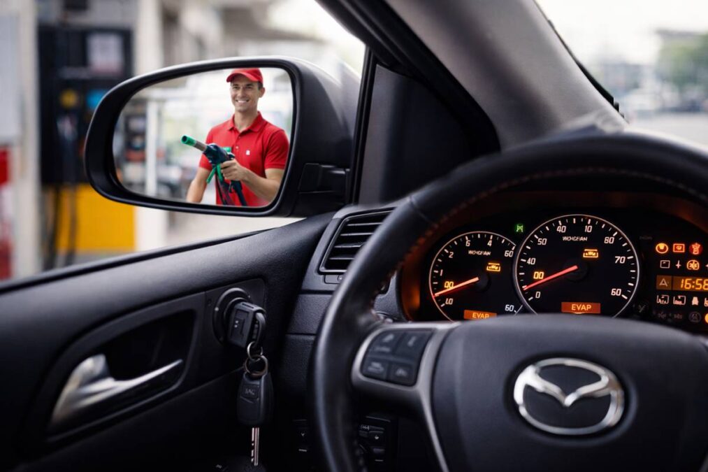 Abastecer o carro no posto