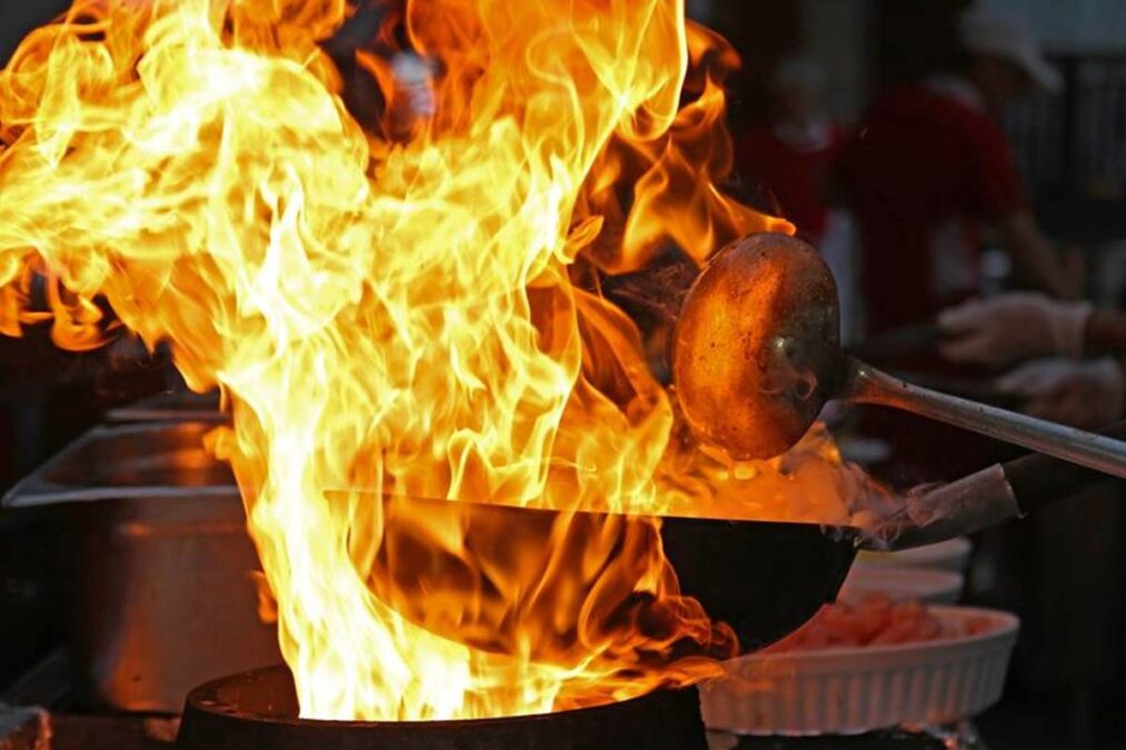 Eletrodomésticos fogo em casa