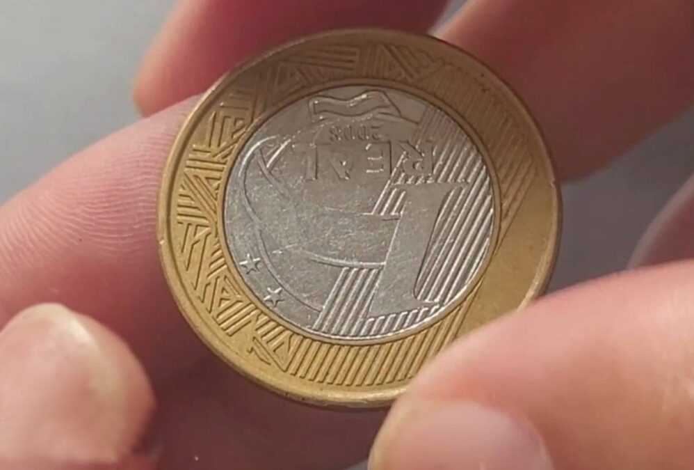 Moeda de R$ 1 real