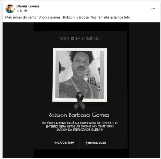 Homem morto em Camaçari