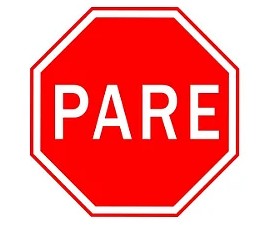 placas de trânsito placa-de-pare