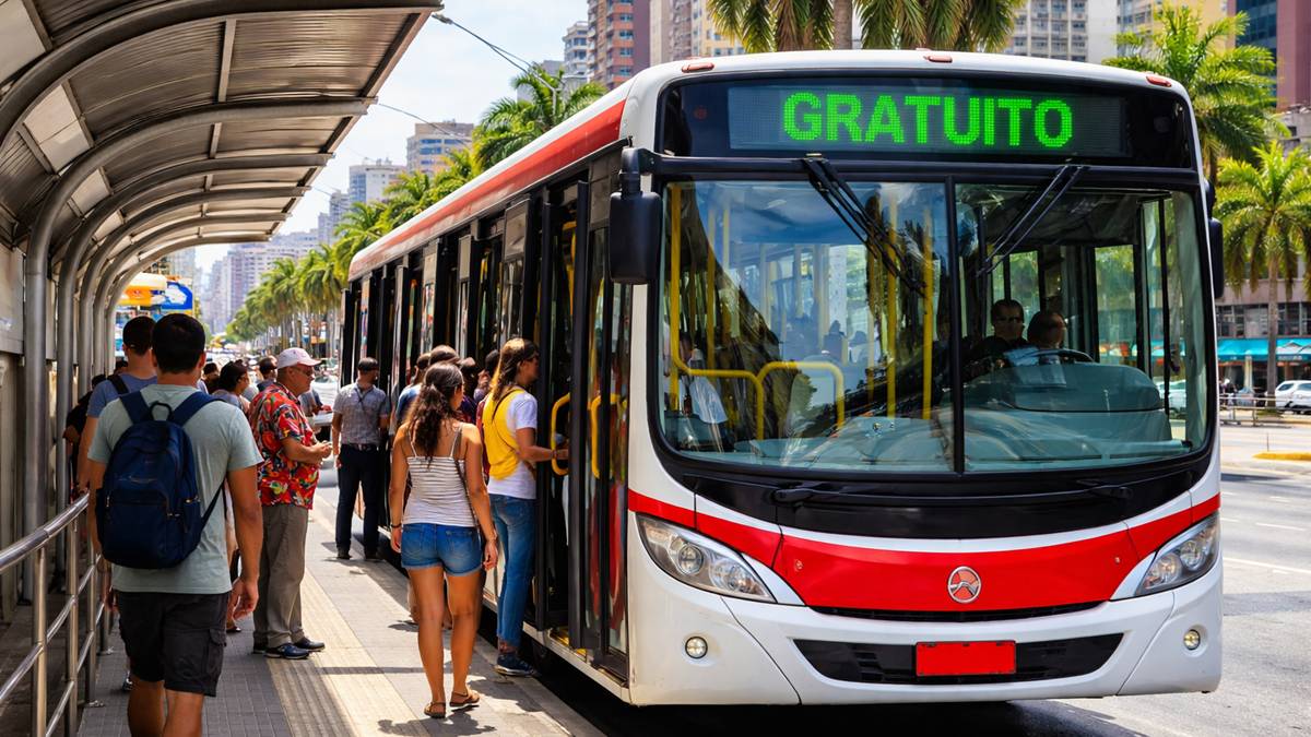 Prefeito bate o martelo e cidade brasileira terá transporte público de graça Prefeito bate o martelo e cidade brasileira terá transporte público de graça