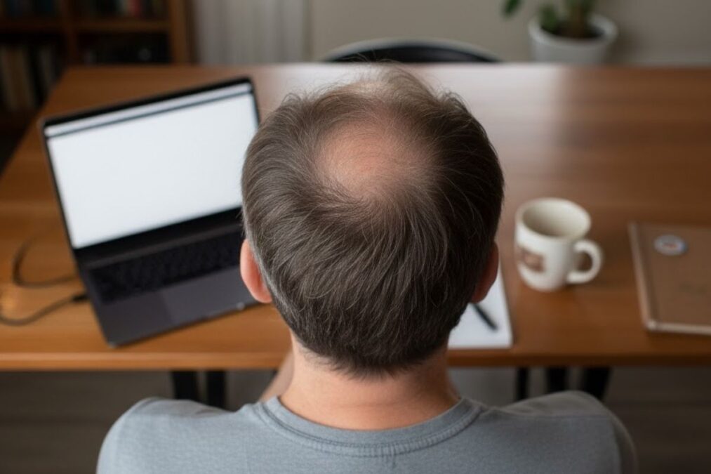 crescimento de cabelo até em calvos