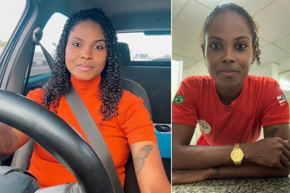 Simões Filho: Homem invade casa e câmera evita tragédia com filha de bombeira Débora