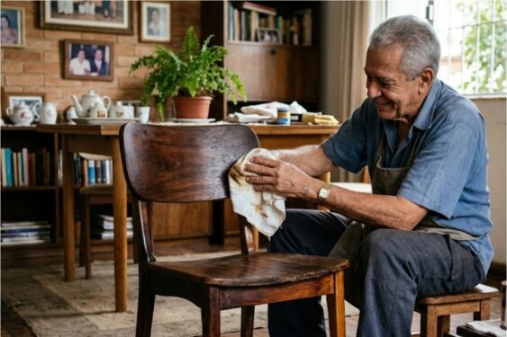 Segredo caseiro para limpar e polir madeira sem produtos químicos caros