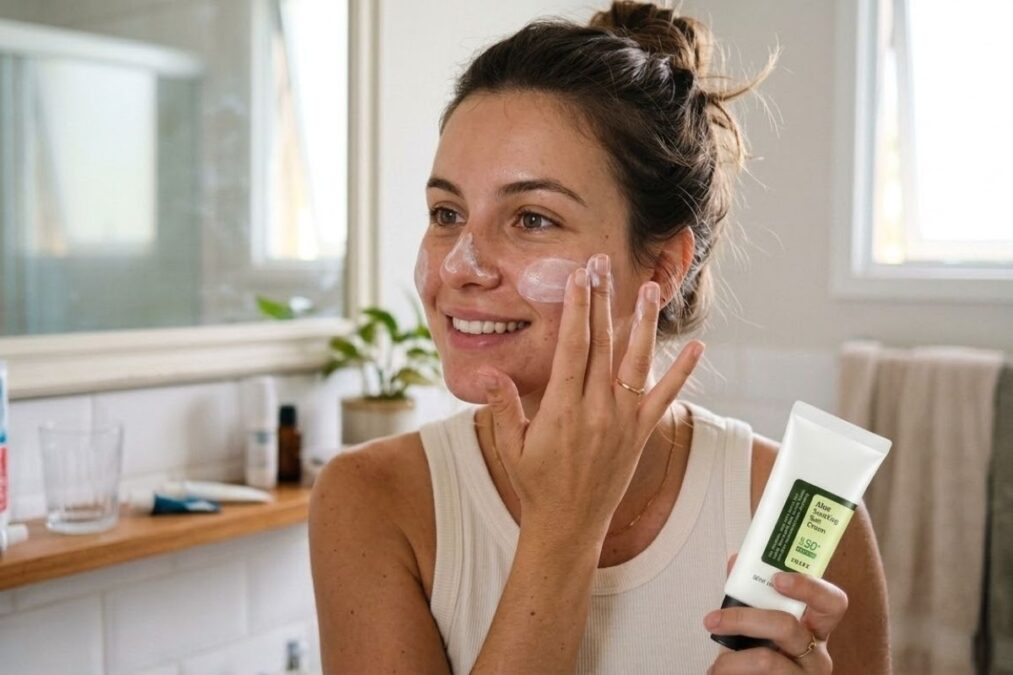 protetores solares coreanos