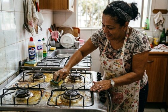 Como remover a gordura do fogão e eliminar mau odores na cozinha ao mesmo tempo?